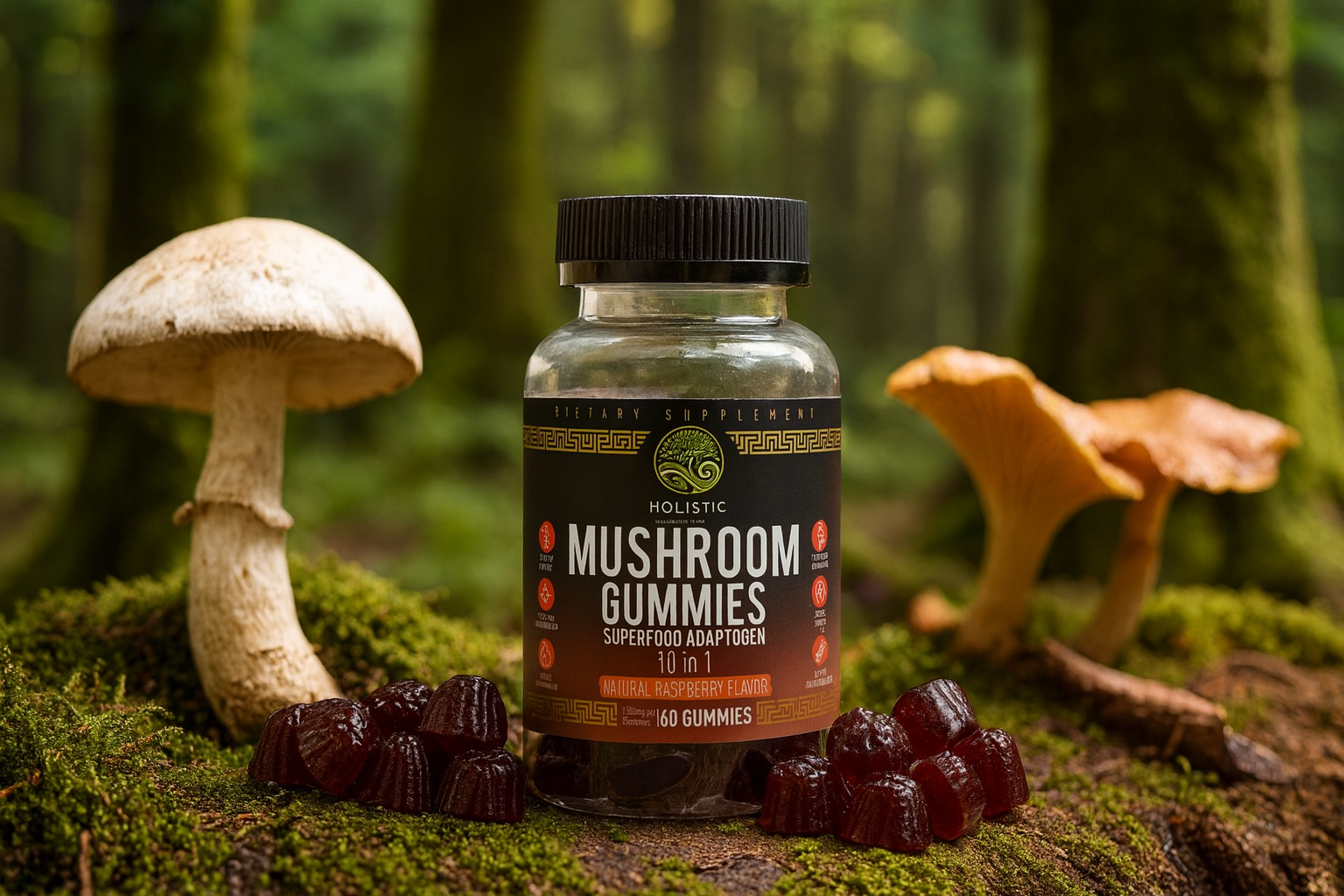 Mushroom Gummies 10-in-1 Superfood Gummy