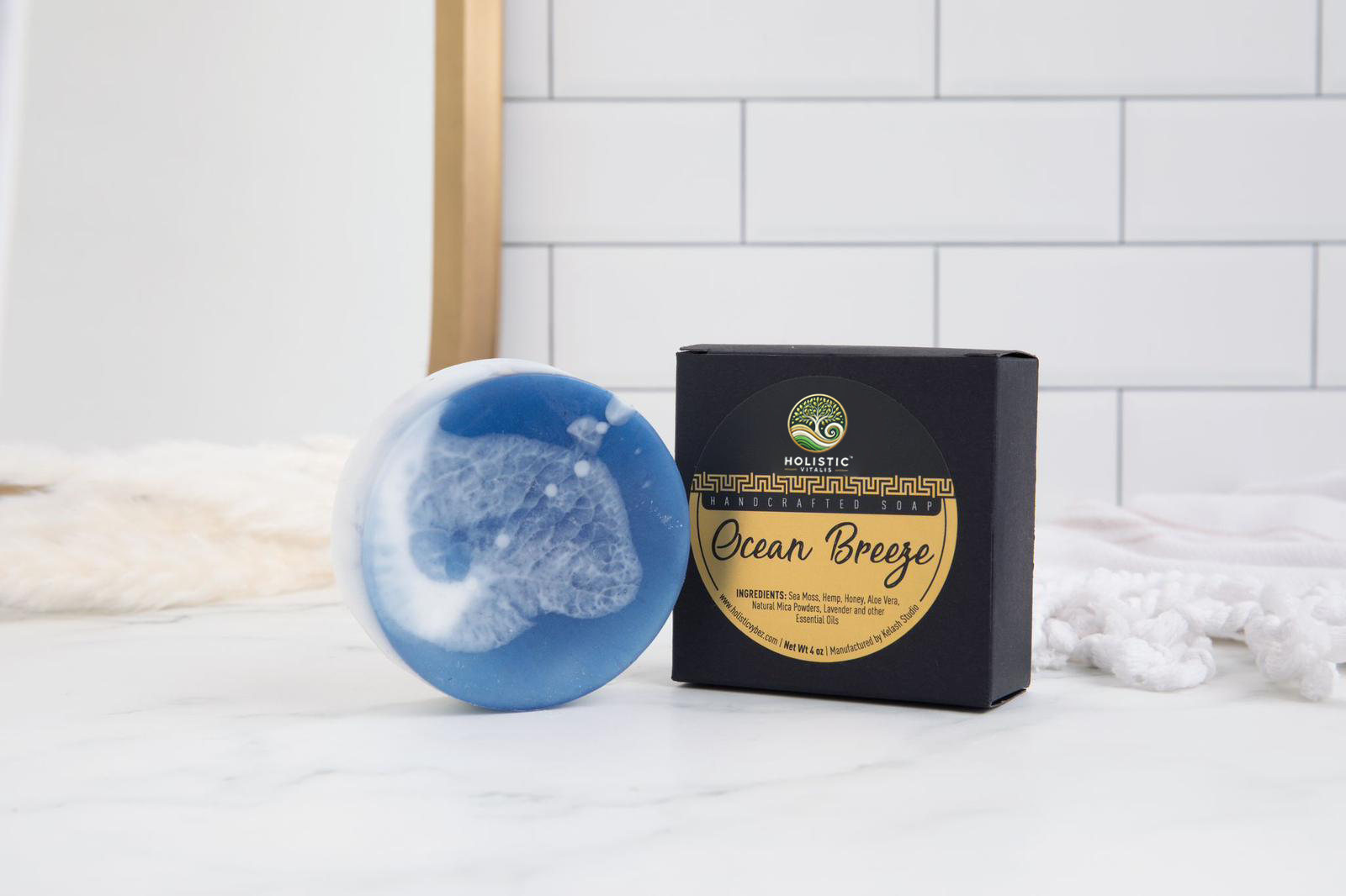 Ocean Breeze Sea Moss Body Soap | Holistic Vitalis