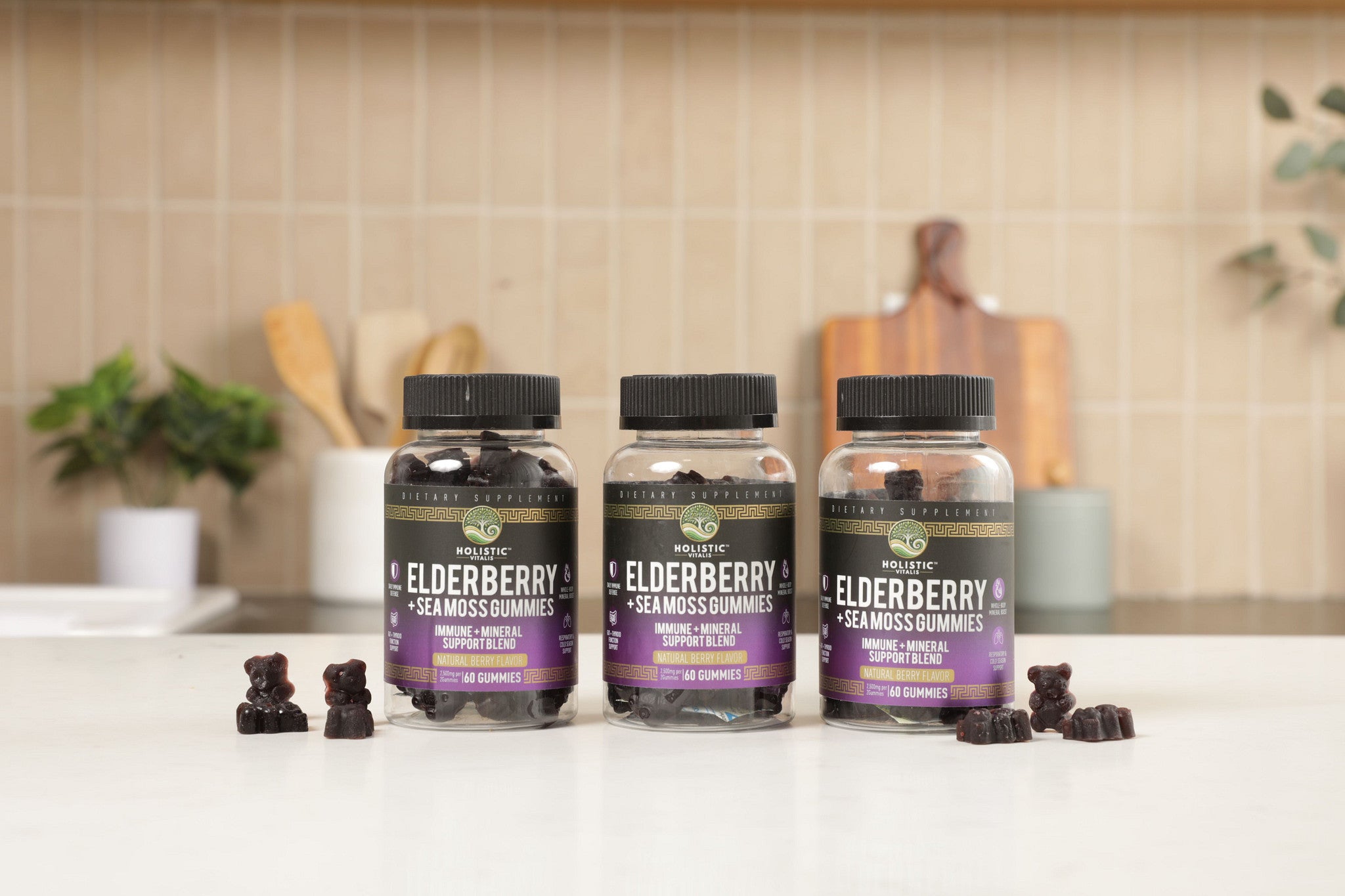 Elderberry + Sea Moss Gummies Trio Bundle