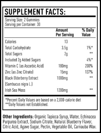 Elderberry + Sea Moss Gummies