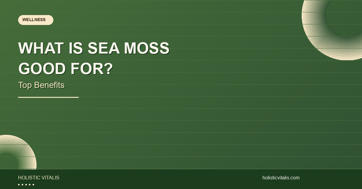 What is Sea Moss Good For? - Holistic Vitalis Blog