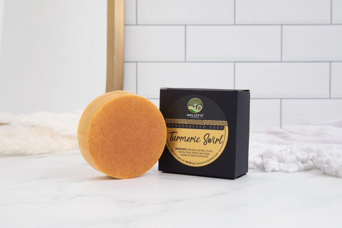 Turmeric Sea Moss Body Soap | Holistic Vitalis