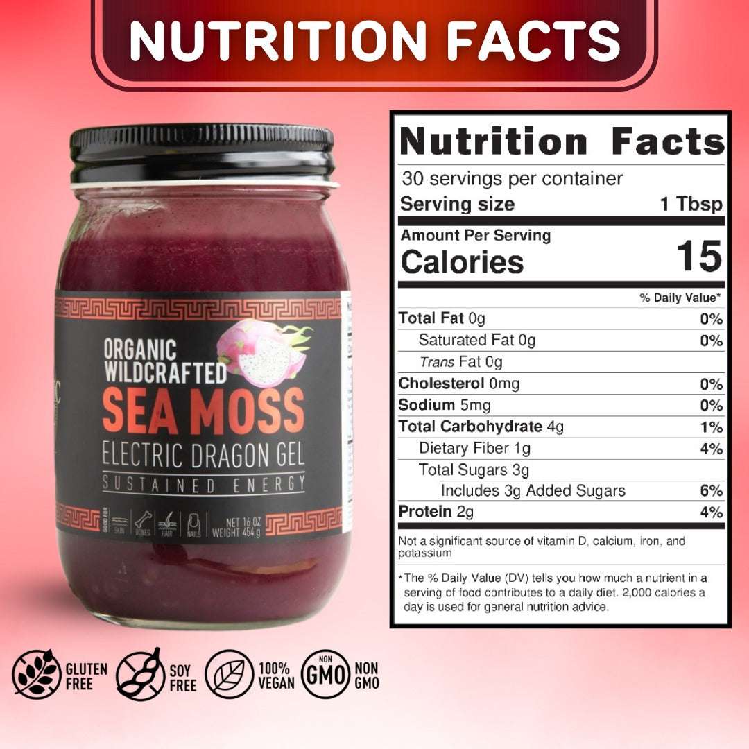 Electric Dragon Sea Moss Gel Trio
