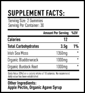 Organic Sea Moss Gummy Bears