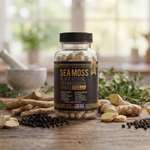 BlackGold Sea Moss Capsules by Holistic Vitalis