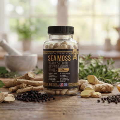 Black Gold Sea Moss Capsules