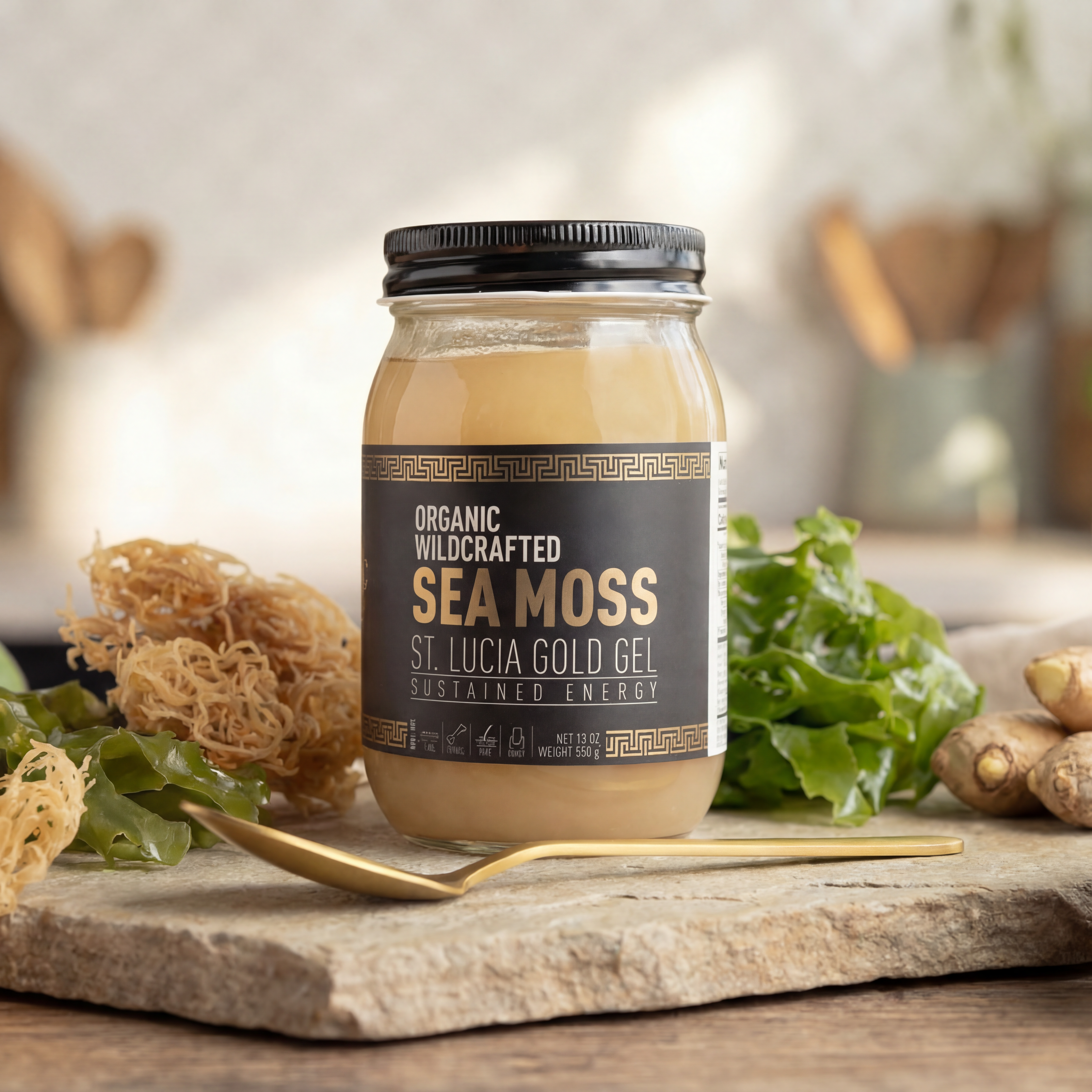 St Lucia Gold Sea Moss Gel