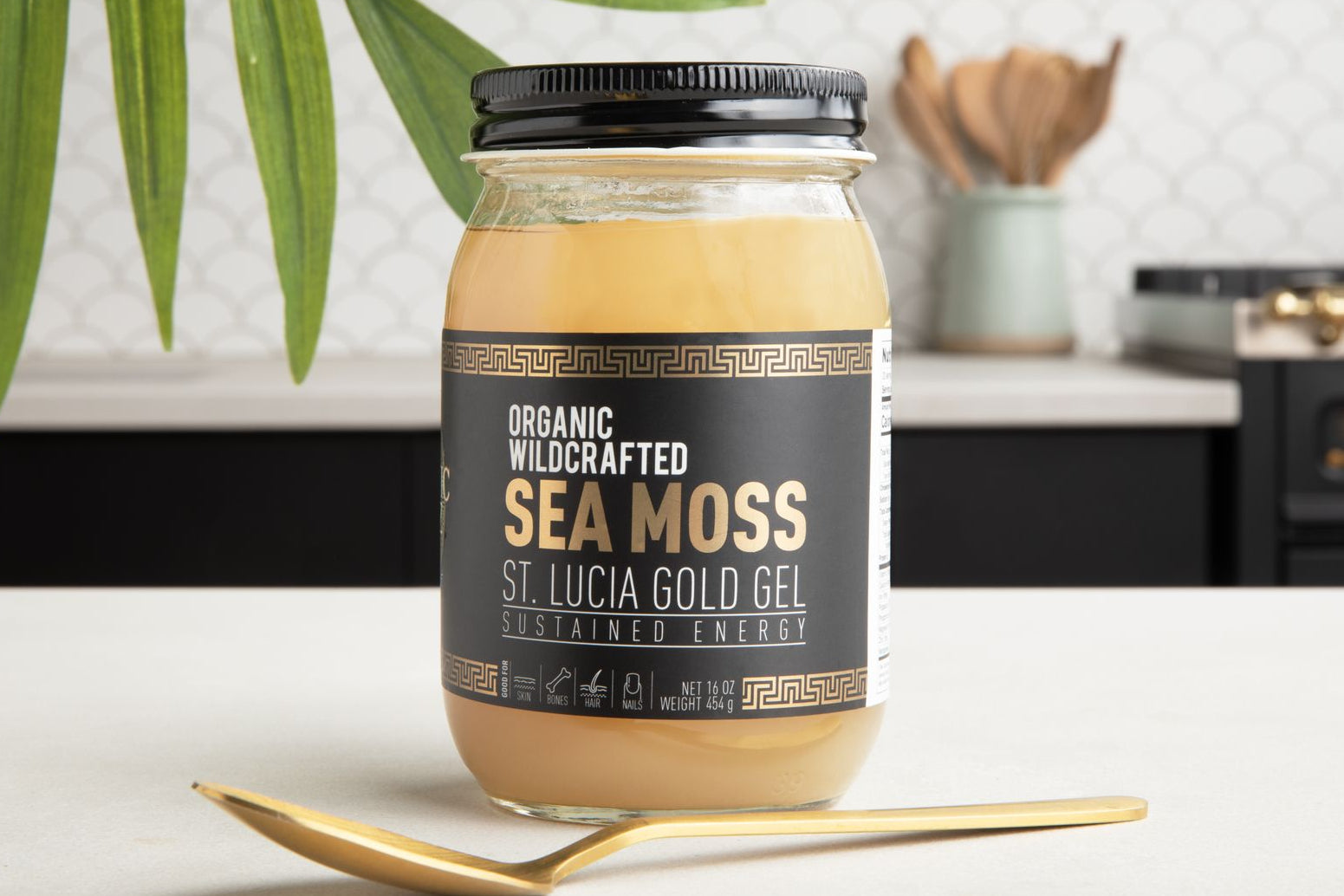 St Lucia Gold Sea Moss Gel - Pure | Holistic Vitalis